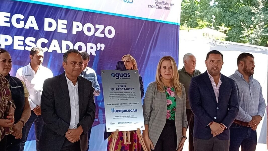 Huixquilucan inaugura pozo El Pescador para reforzar abastecimiento de agua