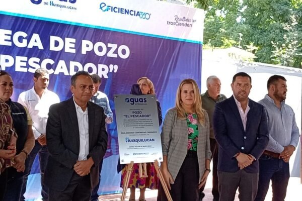 Huixquilucan inaugura pozo El Pescador para reforzar abastecimiento de agua