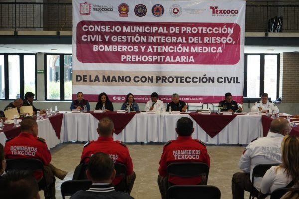 Texcoco se prepara contra las lluvias con estrategia coordinada de protección civil