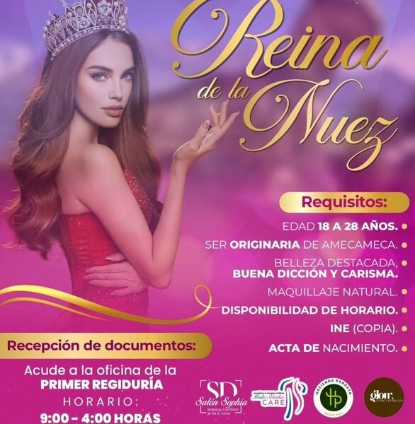 Amecameca convoca a jóvenes para elegir a la próxima Reina de la Nuez