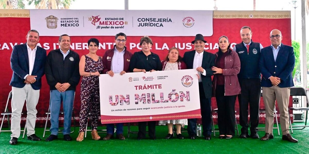Caravanas por la Justicia Social alcanzan un millón de trámites en el Estado de México