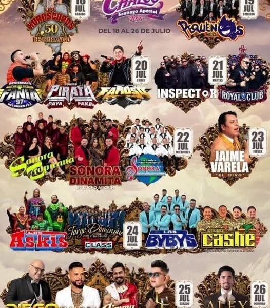 Feria de Chalco 2026 abre sus puertas con 9 días de conciertos gratuitos