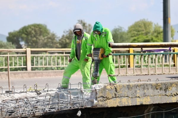 Avanzan trabajos de reconstrucción del Puente San Lorenzo en Chimalhuacán