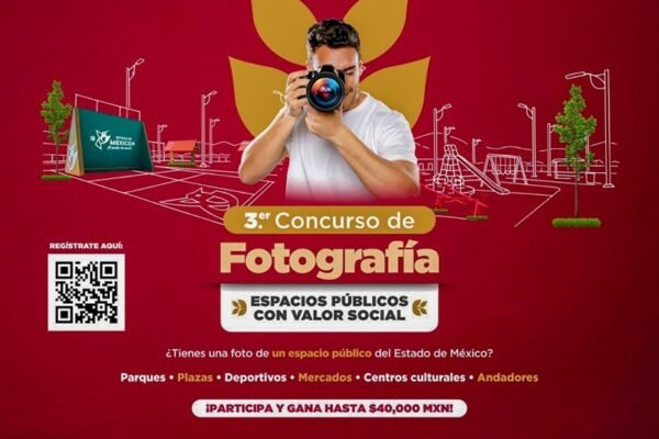 Convoca Estado a Tercer Concurso de Fotografía sobre Espacios Públicos