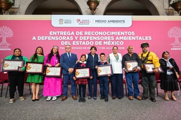 Estado de México reconoce a 18 Defensoras y Defensores Ambientales