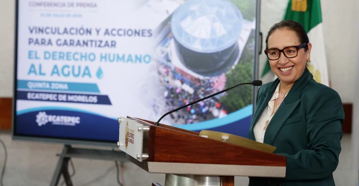 Ecatepec casi triplica suministro de agua en la Quinta Zona