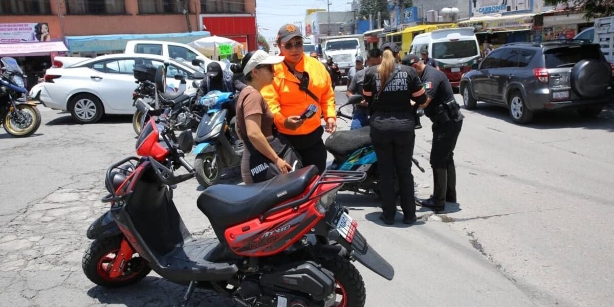 Más del 50% de motos detenidas en Ecatepec no tienen documentos