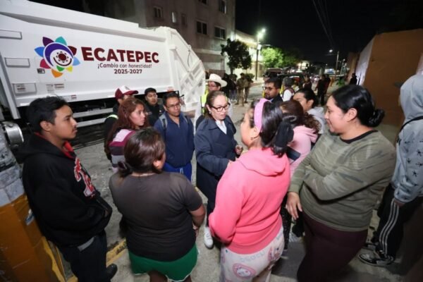 Ecatepec retira 14 mil toneladas de basura en seis meses con recolección nocturna
