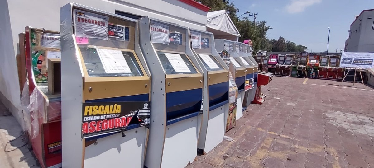 Golpe sin precedentes: Fiscalía asegura 5 mil máquinas tragamonedas vinculadas al crimen