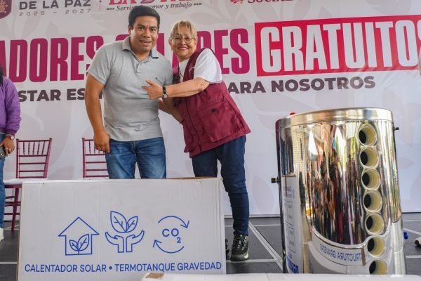La Paz arranca programa de calentadores solares gratuitos para reducir gastos