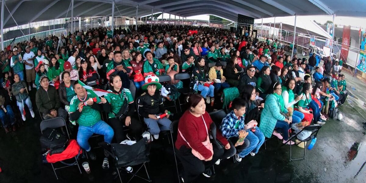 Naucalpan celebra el Mundial con más de 20 mil personas en fiesta segura y familiar