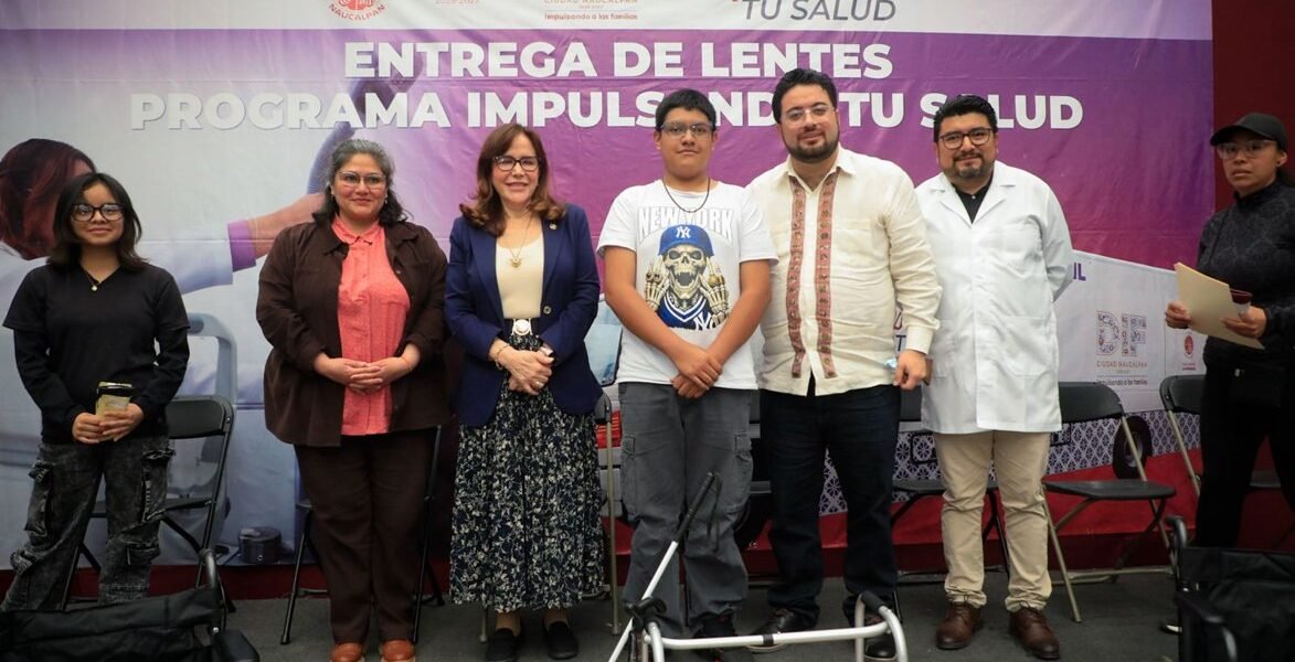 Naucalpan entrega más de 4 mil lentes gratuitos a través de programa de salud