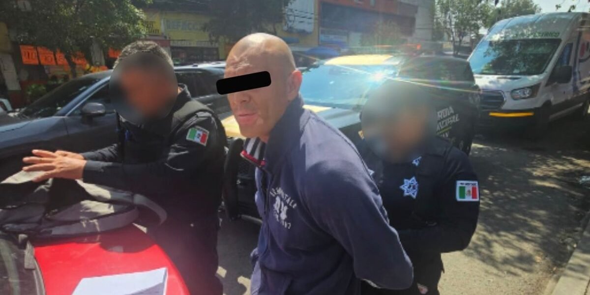 Guardia Municipal detiene a presunto ladrón de farmacias en Naucalpan