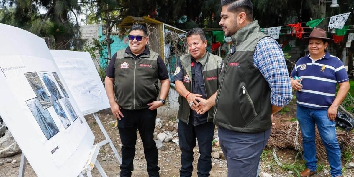 Nezahualcóyotl avanza en obras de interconexión hidráulica en San Agustín