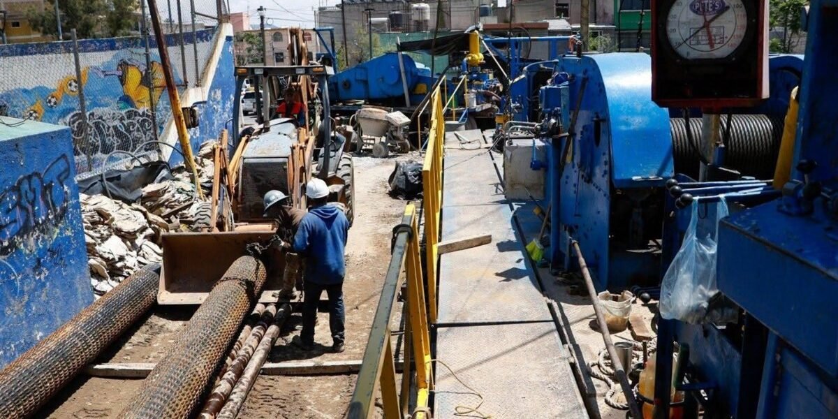 Pozo "Rey Neza" en Nezahualcóyotl avanza 75% en rehabilitación