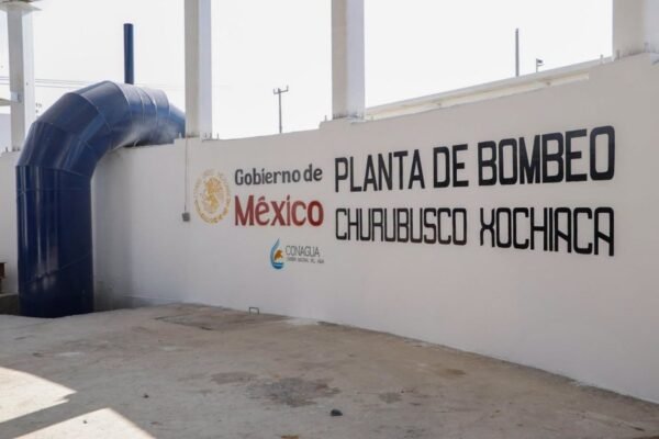 Entra en operación planta de bombeo Churubusco-Xochiaca en Nezahualcóyotl