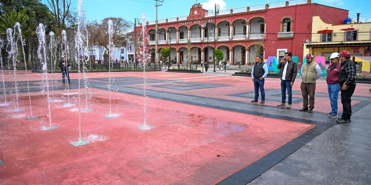 Otumba renace: transforman Centro Histórico con obras de modernización