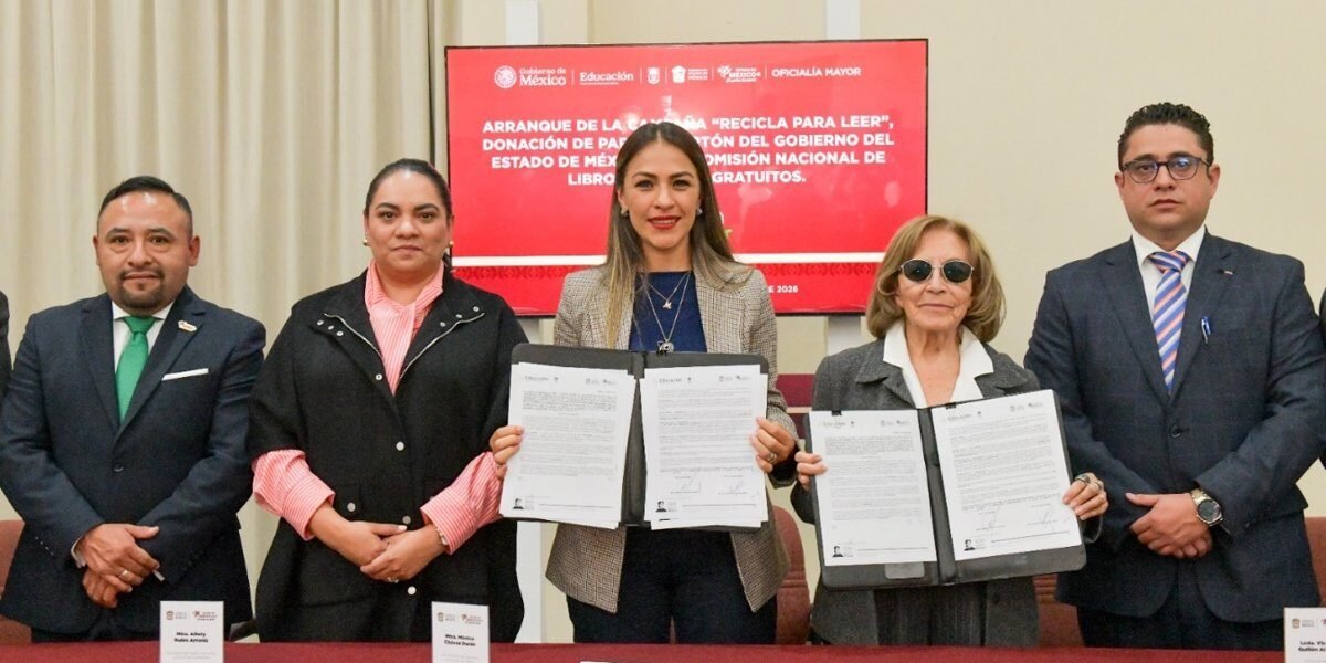 Edomex lidera donación de papel y cartón para libros de texto gratuitos