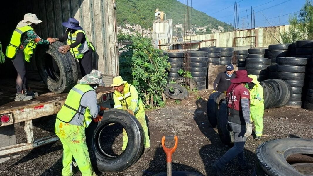La Paz recolecta 18 mil llantas en seis meses para proteger el ambiente