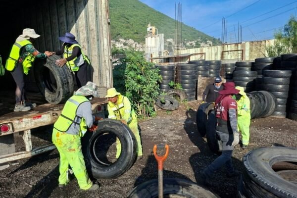 La Paz recolecta 18 mil llantas en seis meses para proteger el ambiente