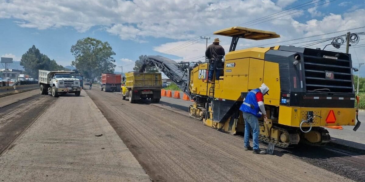 Avanzan trabajos de rehabilitación en la autopista México-Cuautla