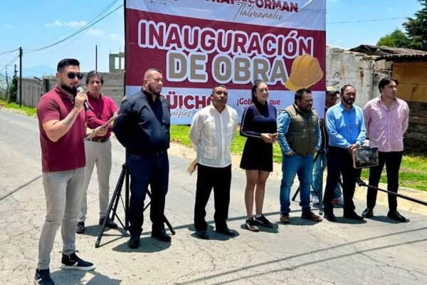 Tlalmanalco avanza en mejora urbana con nuevas guarniciones en Avenida Miraflores