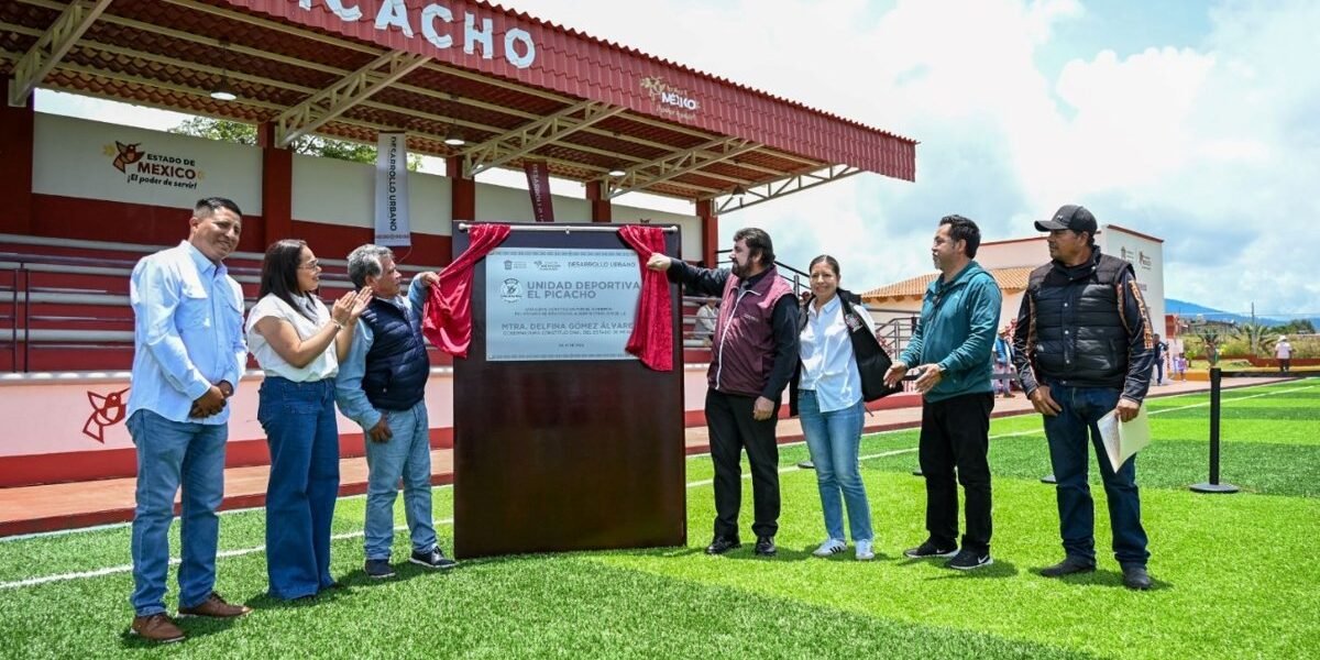 Ocuilan inaugura Unidad Deportiva 'El Picacho' con inversión de 17 millones