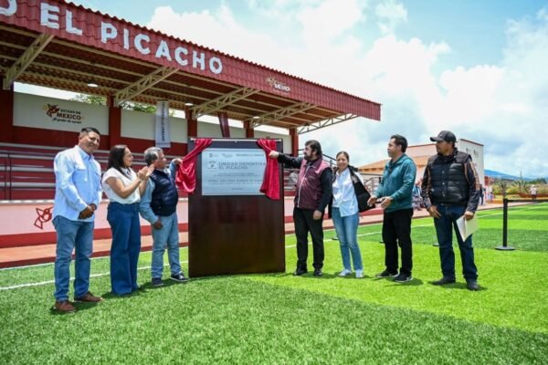 Ocuilan inaugura Unidad Deportiva 'El Picacho' con inversión de 17 millones