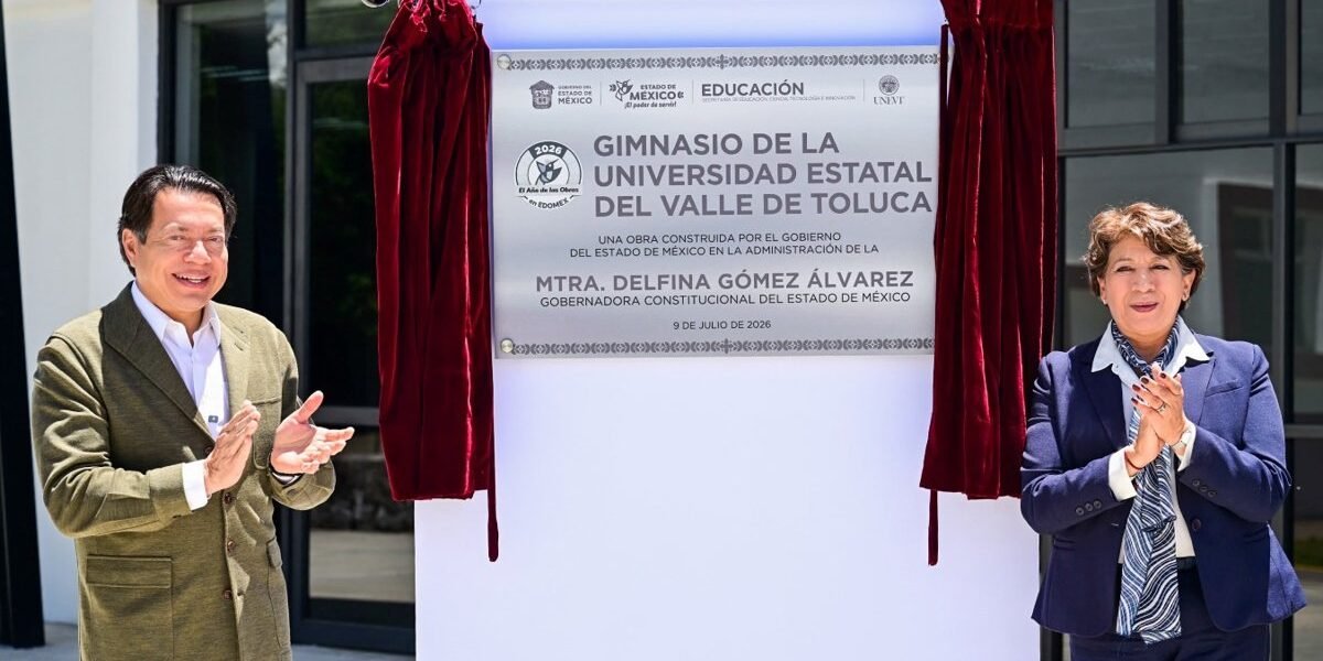 Inauguran moderno gimnasio en la Universidad Estatal del Valle de Toluca