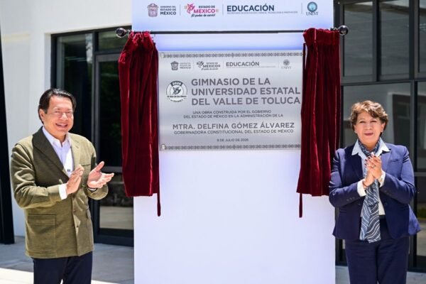 Inauguran moderno gimnasio en la Universidad Estatal del Valle de Toluca