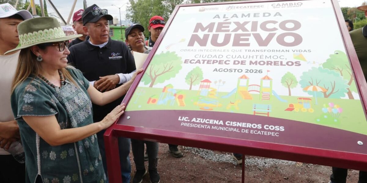 De basurero a parque: Ecatepec transforma México Nuevo con Alameda de 335 luminarias