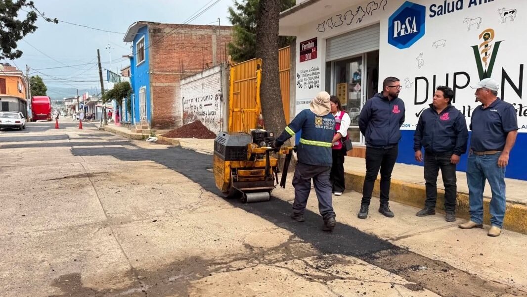 Chalco intensifica trabajos de bacheo para mejorar seguridad vial