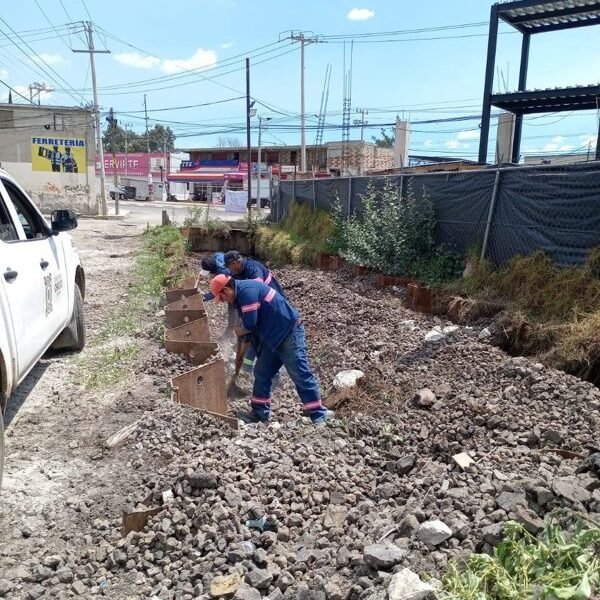 Chalco avanza en clausura del cárcamo provisional de Jacalones