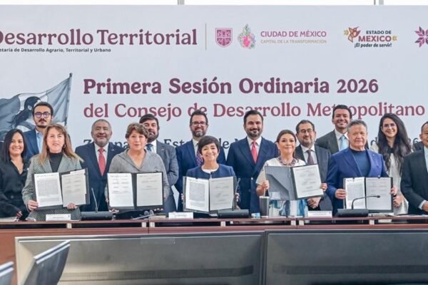 Edomex consolida alianza metropolitana con CDMX, Hidalgo y Morelos