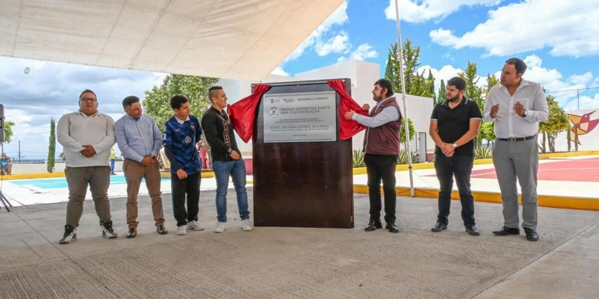 Temascalapa inaugura Unidad Deportiva renovada con 17.9 millones de inversión