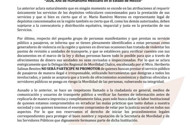 Gobierno desmiente acusaciones de Grúas Segazo sobre operativos en zona oriente