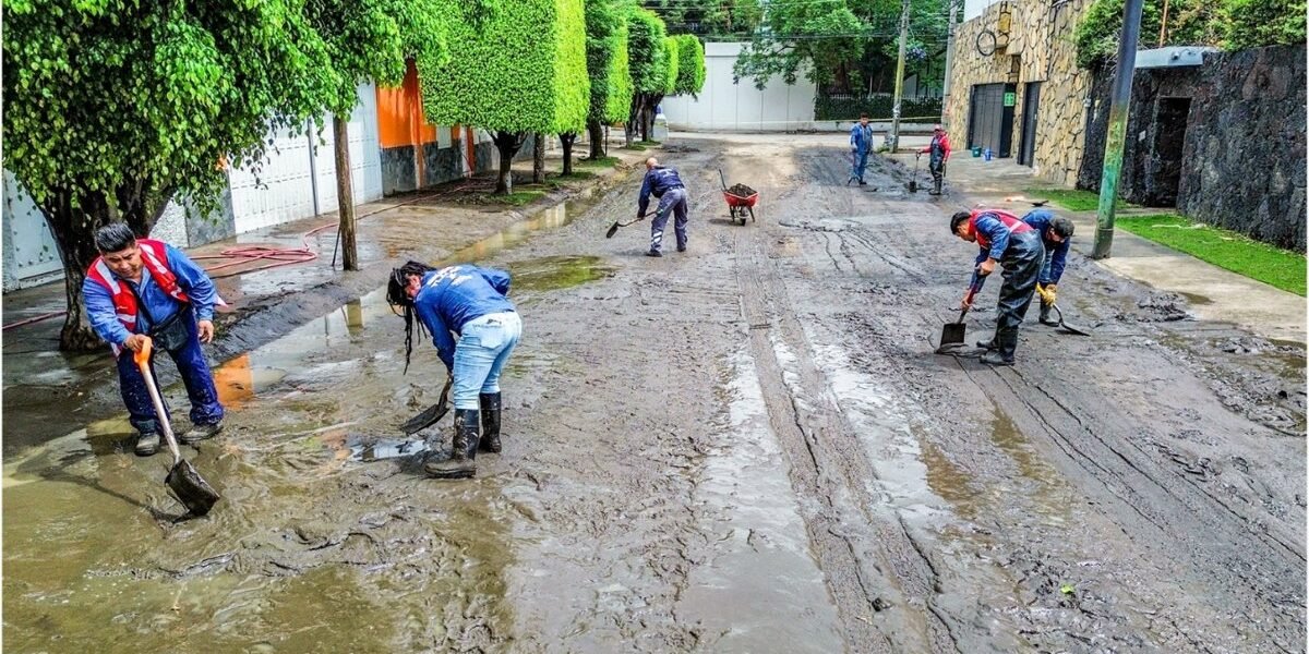 Gobierno estatal atiende 79 eventos de lluvia en el Estado de México