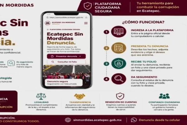 Ecatepec lanza plataforma anticorrupción y ha cesado a 510 policías