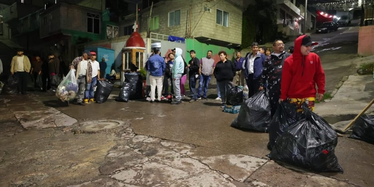 Ecatepec implementa recolección nocturna de basura en 87 colonias