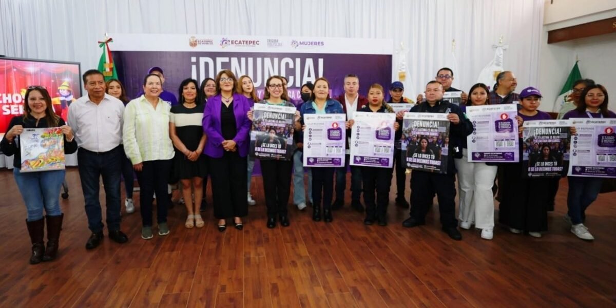Ecatepec lanza Cruzada Violeta 360 contra la violencia familiar