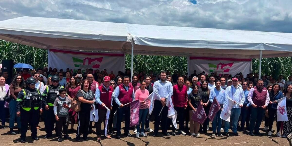 Amecameca inaugura construcción del Bachillerato Nacional 'Margarita Maza'