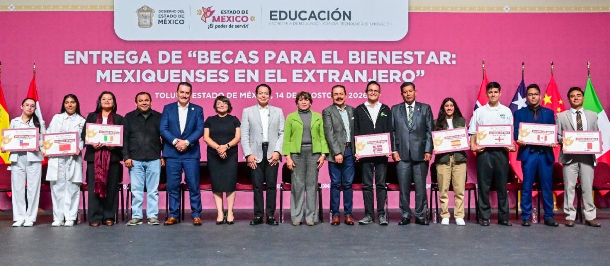 Estado de México abre 910 becas para estudiar en el extranjero