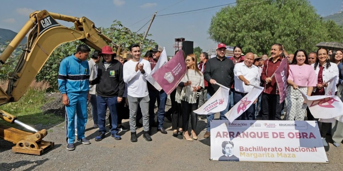 Inician construcción de dos planteles del Bachillerato Nacional en Tlalnepantla