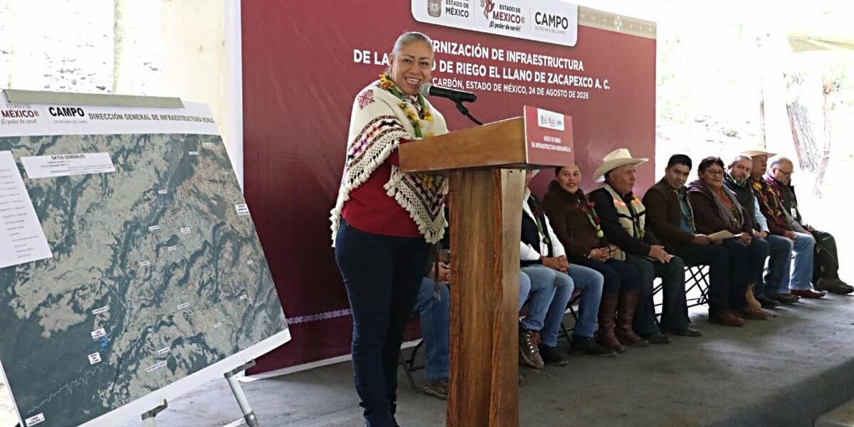 Villa del Carbón inicia modernización de unidad de riego con inversión de 76 millones
