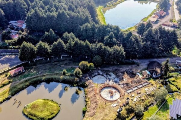 Inauguran humedal artificial para sanear agua en la cuenca del Alto Lerma