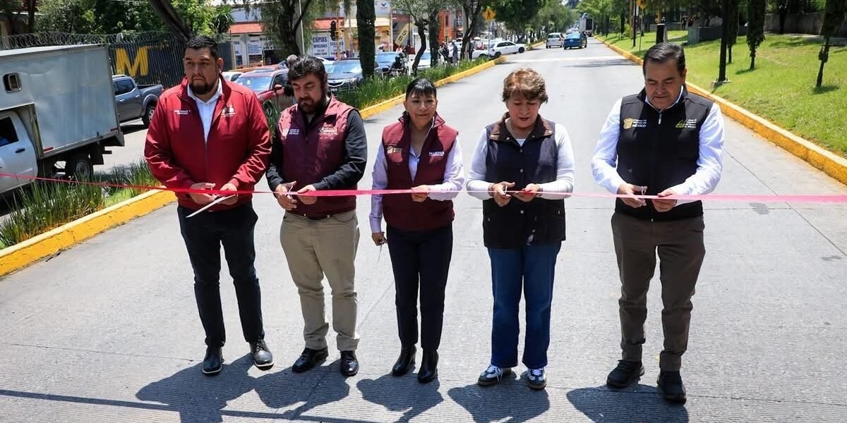 Estado de México y Naucalpan inauguran Sendero Seguro en Avenida Jardines de San Mateo