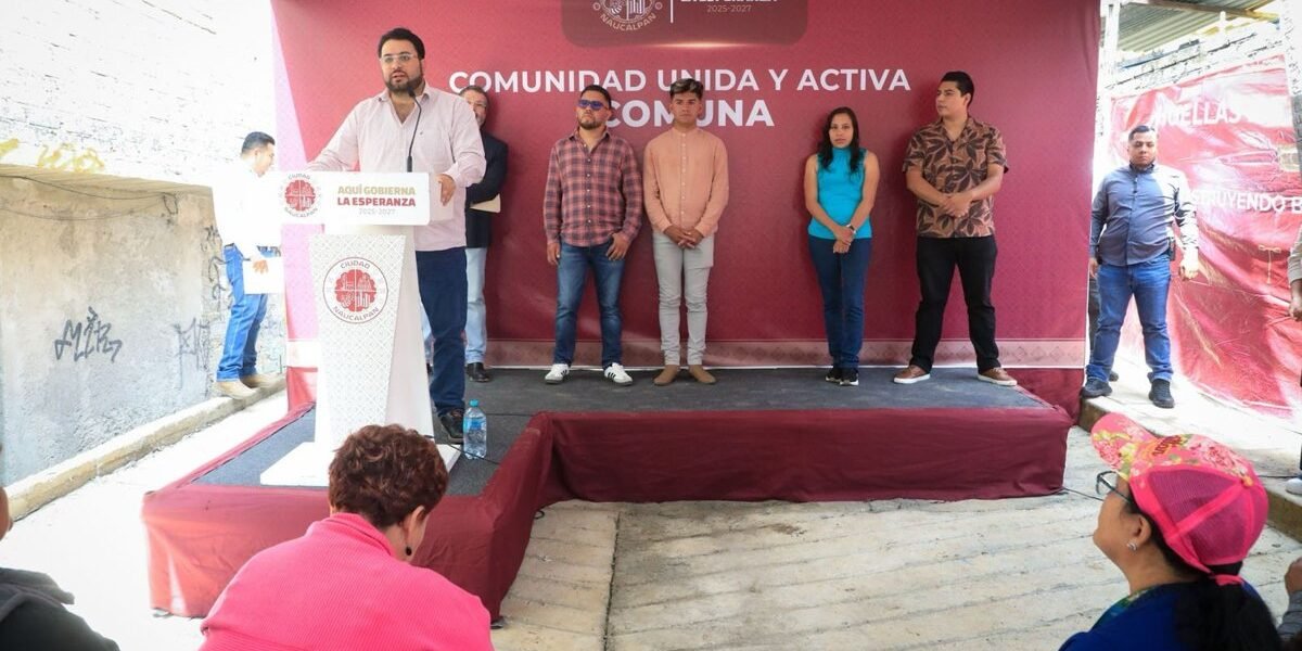 Naucalpan estrena concretera móvil para acelerar reparación de calles