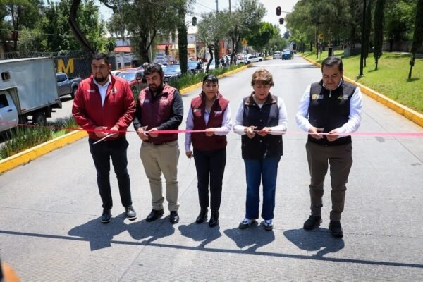 Estado de México y Naucalpan inauguran Sendero Seguro en Avenida Jardines de San Mateo