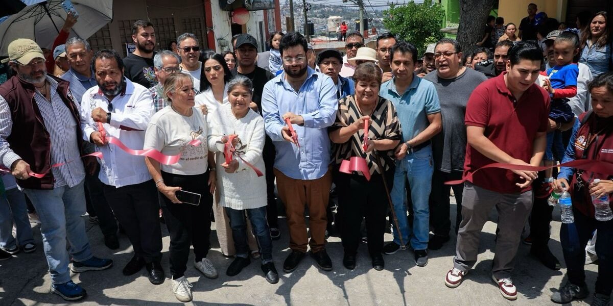 Naucalpan reconstruye calle Santuario tras 50 años de deterioro