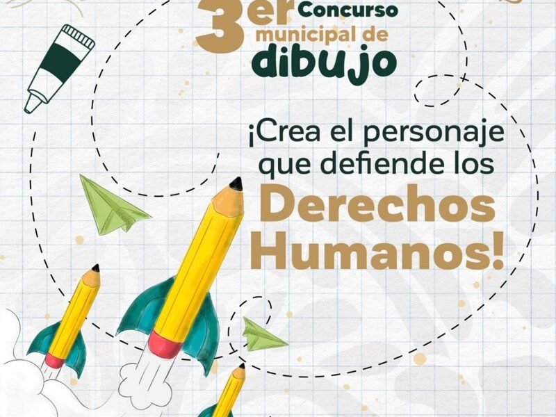 Nezahualcóyotl convoca a concurso de dibujo sobre derechos humanos